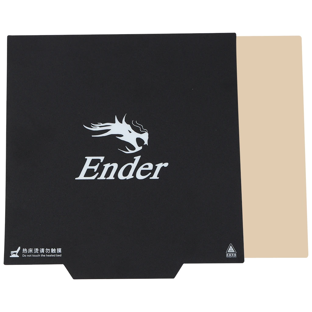 9.25*9.25'' 3D Printer Build Plate Heat Bed Sticker Surface for Ender 2/3 Heat Paper Reuse Easy To Remove Separate Bending