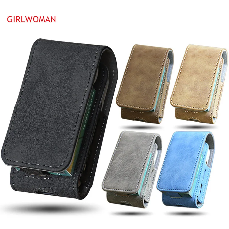 

GIRLWOMAN for iQOS 2.4 PLUS Wallet Protective Holder Cover BOX Wallet Case iQOS PU Leather Carrying Case