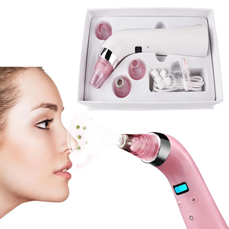 Facial Face Pore Cleanser Sucker Vacuum Suction Blackhead Eliminator Acne Remover Skin Care