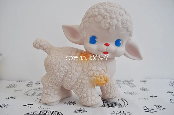 Ограниченная Коллекция резиновая кукла Showa кукла Ретро овца кукла подарок на день рождения украшение DIY