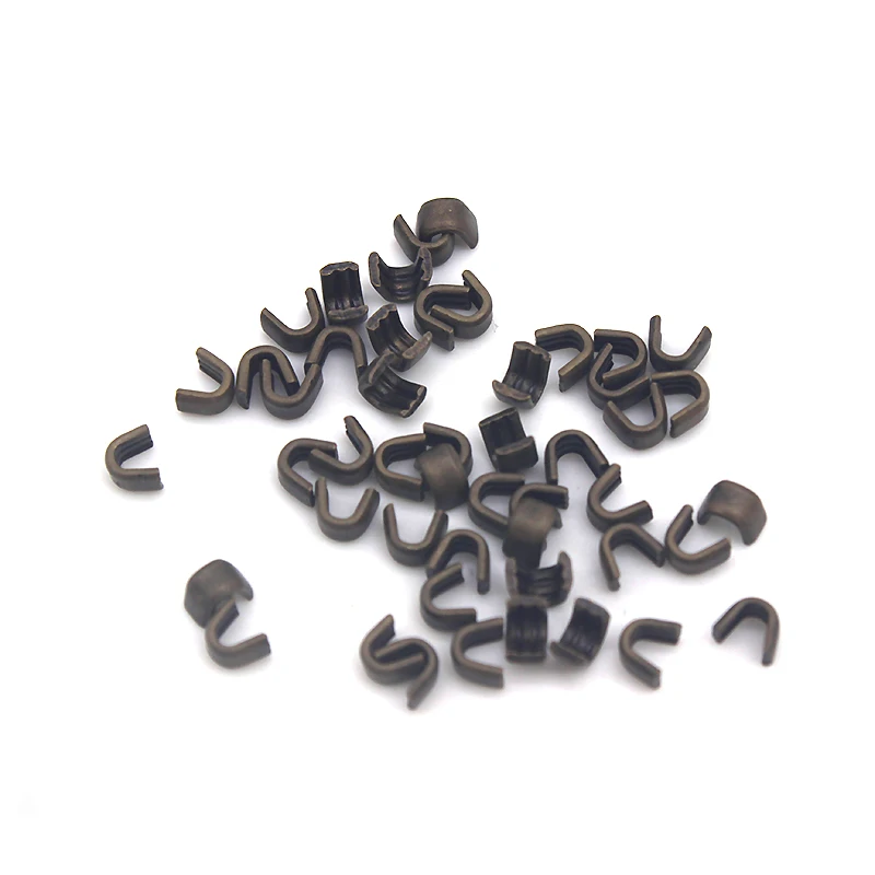 Vintage Metal Zipper Sliders Repair Zipper Stopper For Open End DIY Sewing Accessories Garment Tailor Tools 800pcs 3#
