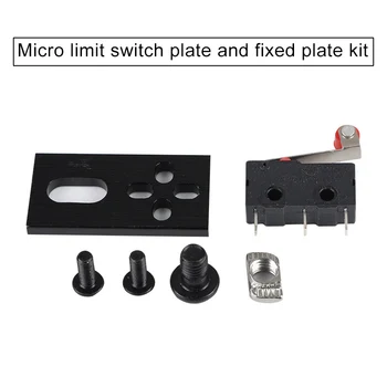 

Micro Limit Switch Kit with Mounting Plate for 3D Printer Workbee CNC Router Machine GDeals
