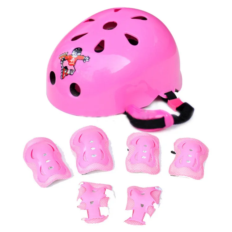 7 PC высокое качество детский защитный механизм для скейтборд-ролики велосипед велоспортивные наколенники palm налокотник спортивные защитные
