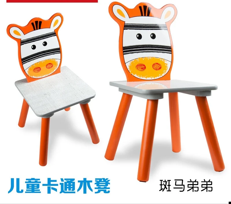 Детский стул детский сад животное стул из твердой древесины детская мебель 25*26*31 см горячая новинка качество