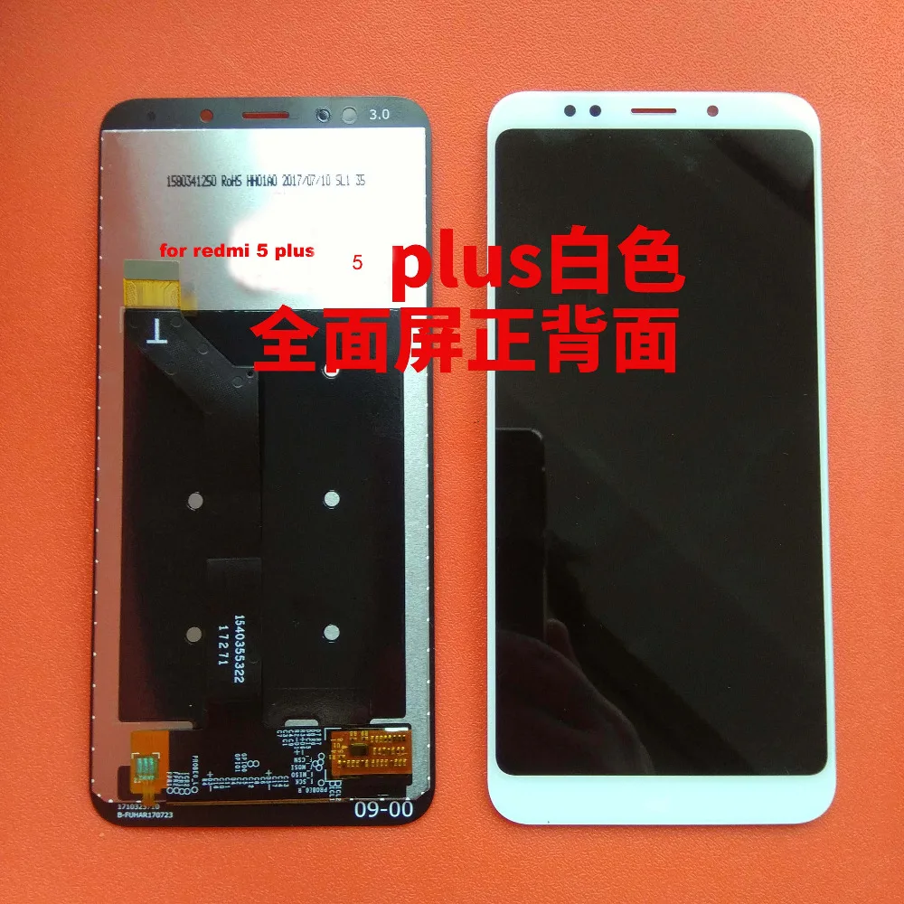 

Tested original Touch Screen and LCD Display For Xiaomi Redmi 5 Plus 5plus Digitizer Sensor Panel Assembly 5.99 inch with frame