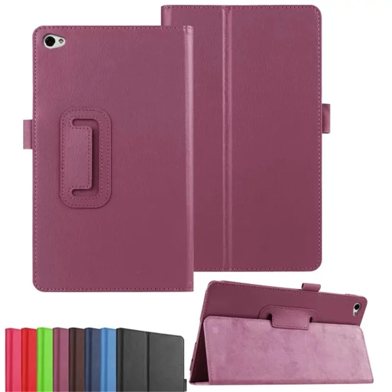 Luxury Litchi Pattern Flip PU Leather Case Cover For Huawei Media Pad M2 M2-801W M2-803L Huawei M2 8.0 Tablet Case Cover 8 Inch  (52)