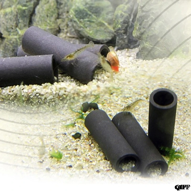 

Aquarium Tank Tube Breeding Hiding Cave Shelter For Fish Shrimp Spawn Live Plant