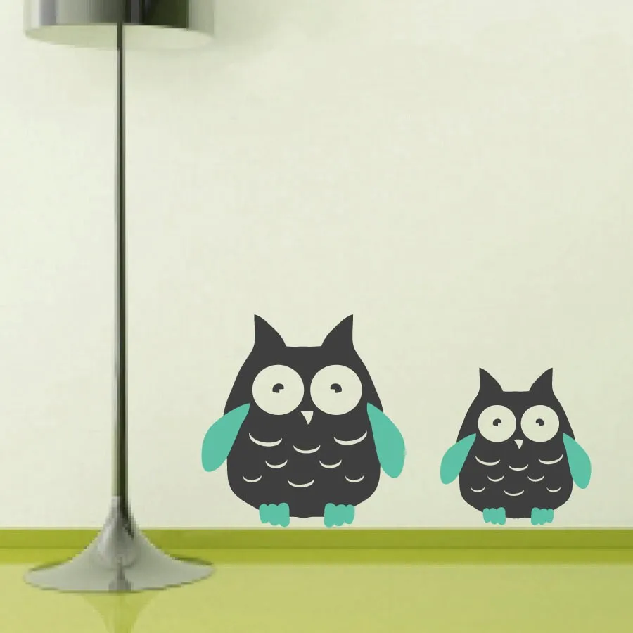 Owl Wall Decal Modern Adorable Twin Owl Wall Decor Children's Bedroom