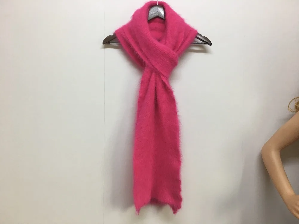 

Customized plush velvet scarf shawl mink cashmere Unisex thick warm scarf free shipping S19414