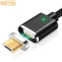 

TORRAS Magnetic Cable Micro USB Cable Magnet Charger Charging Data Microusb Cables For Xiaomi Android Mobile Phone USB Wire Cord