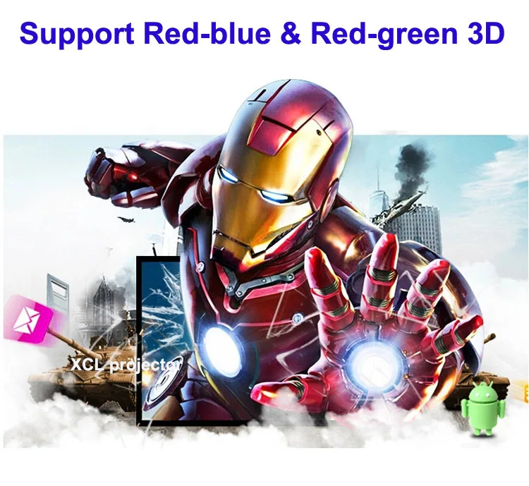 Бразилия Smart Android 4.4 ЖК Телевизор LED проектор Full HD аксессуары 1920x1080 3D домашний