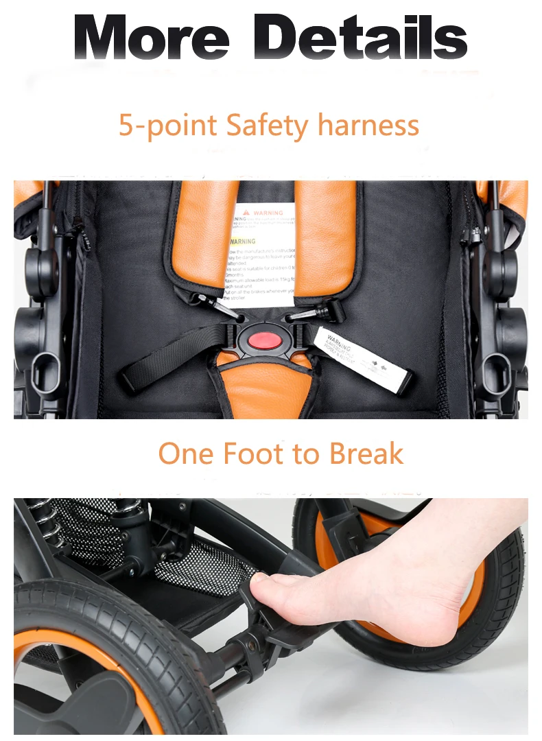 luxury baby stroller 3 in 1 (20)