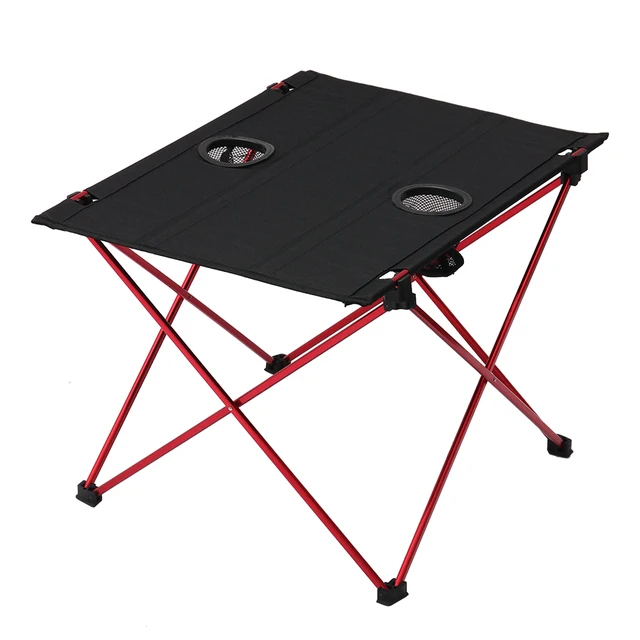 Tomshoo Outdoor Aluminum Foldable Table Portable Collapsible Picnic Tomshoo Outdoor Aluminum Foldable Table Portable Collapsible Picnic With Carrying Bag For Camping Fishing Hiking