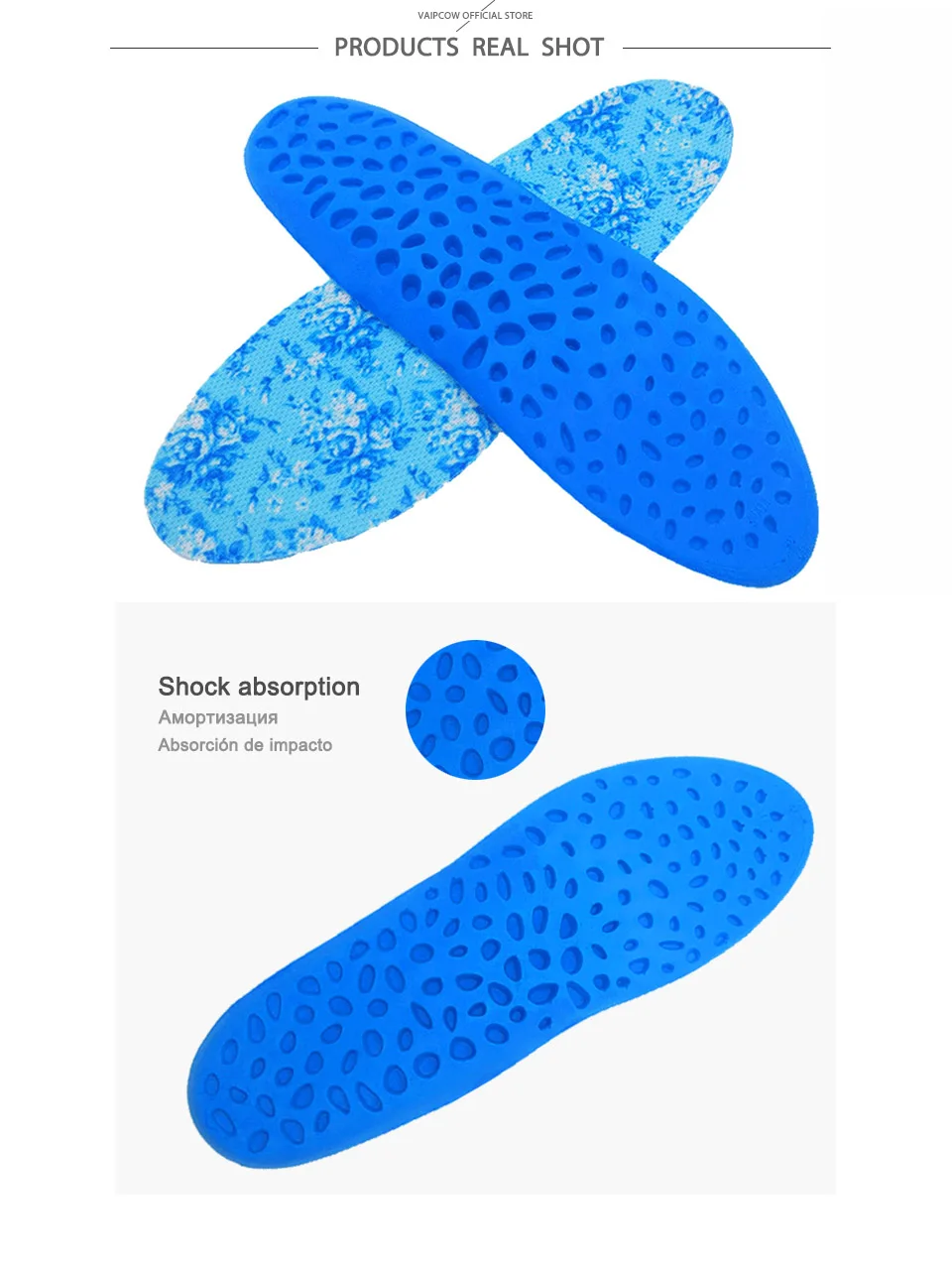 Sport insole print Blue XA3
