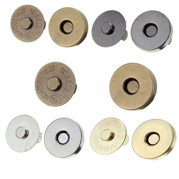 10set/Pack 14mm/18mm Strong Magnetic snap fasteners Clasps Buttons For ...