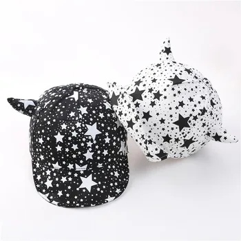 

Baby Baseball Cap for Infant Kids Boys Girls Cotton Summer Sun Hat Star Snapback Soft Brim
