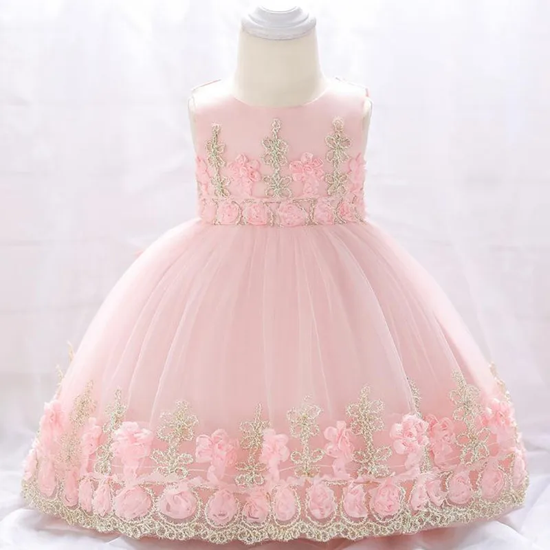 Baby Dress Wedding Girl Princess 6-18 Months Dress Baby Birthday Dress Summer Dress for Baby Girl