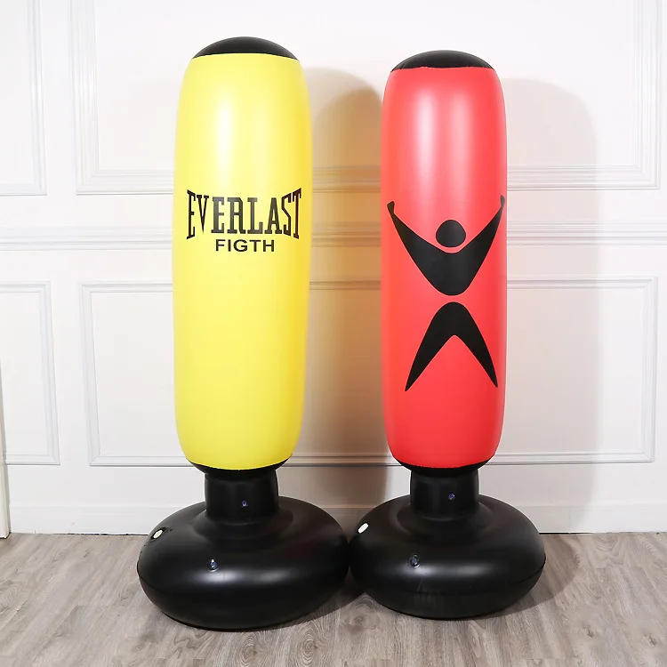 3 Colors 160cm Training Fitness Boxing Punching Speed Ball For Adult Child Inflatable Fitness Boxing Bag Sandbags Vent tool 3 Colors 160cm Training Fitness Boxing Punching Speed Ball For Adult Child Inflatable Fitness Boxing Bag Sandbags Vent tool