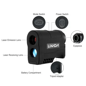 

600M 6X24Mm Hunting Rangefinder Laser Rangefinder For Hunting Golf Speed Measurement Telescope Laser Rangefinder Distance Meter