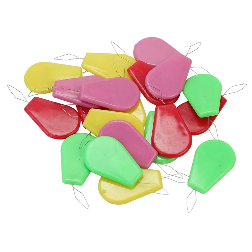 

2016 20pcs/Lot Plastic Needle Threader Sewing Machine Thread Guide Device Wire Stitch Insert Craft Tools Accessories