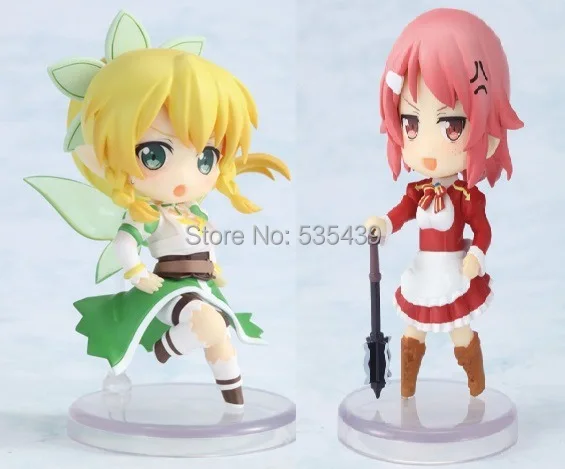 Billige NEUE Heiße 6 Teile satz Schwert Art Online Kirigaya Kazuto Yuuki Asuna action figure spielzeug Weihnachten spielzeug no box