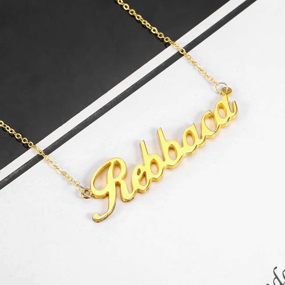 L11 Personalized Name Necklace for Woman Necklace & Pendant 925 Sterling Silver Custom Nameplate Necklace Customized Lover Gift (3)