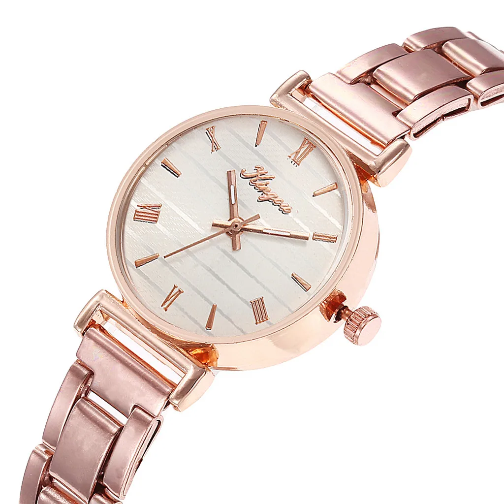 

Women Alloy Steel Belt Casual Watch Geneva Simple Steel Belt Watch