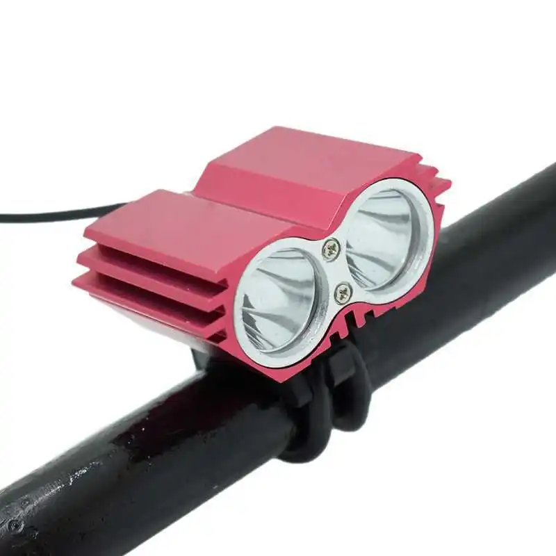 WasaFire 5000LM 2* XML T6 LED Bike Light Headlight MTB Bicycle Front Light Cycling Lamp + 18650 Battery Pack + Charger+Taillight