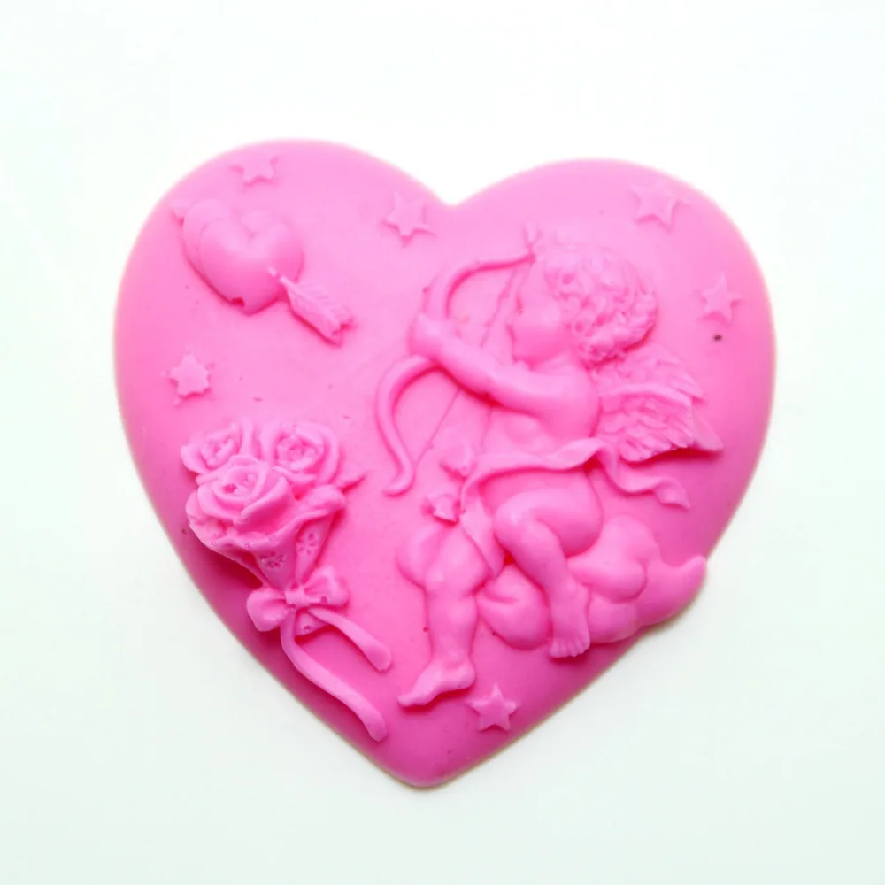 

Hand soap making tool DIY Craft Bath Soap silicone mold Heart Shape Craft Making Tool