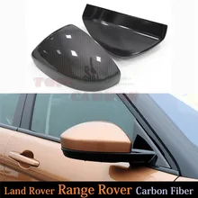 For 2014 2015 2016 Land Rover Range Rover Evoque Carbon Fiber Mirror Cover Rear View Side Mirror Add on Style