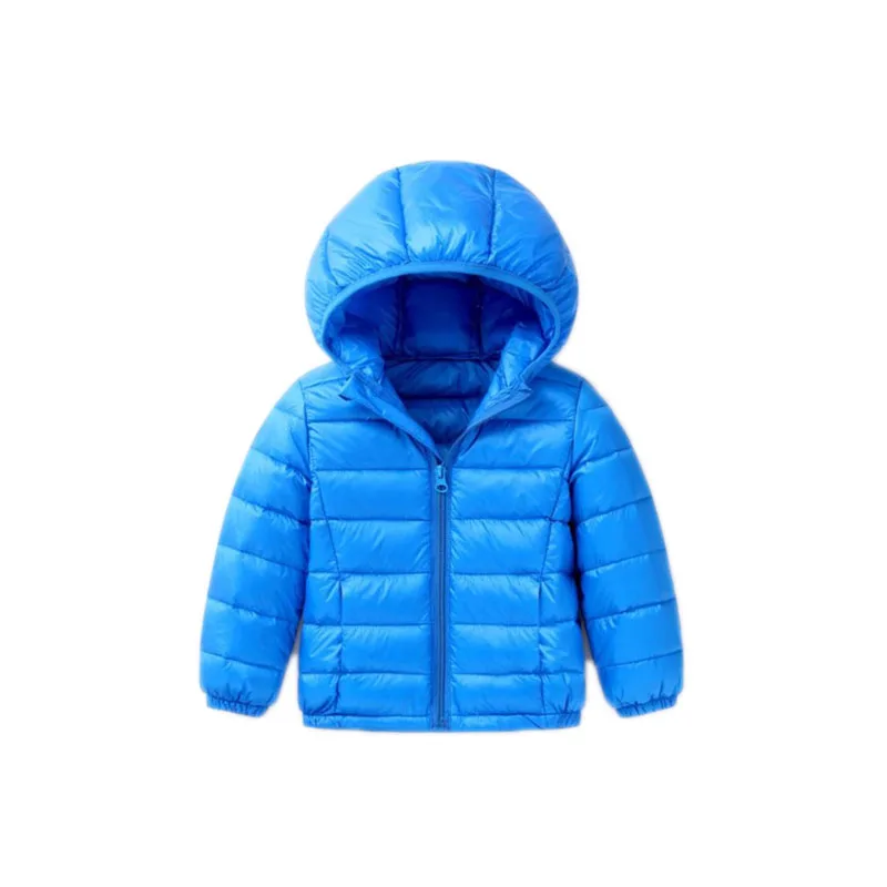 

Fashion Children's Winter Coat Down Jacket Solid Wind resistant Warm Duck Down Down Kids Clothes for 12M-6T Boys Girls