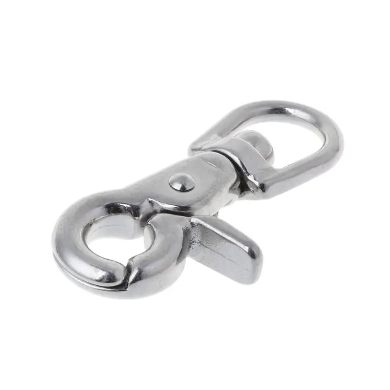 Carabiner clips key chain clip keychain carabiner 316 stainless steel webbing bag trigger swivel lobster clasps clips snap hooks weave paracord lanyard buckles