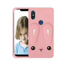 

For Xiaomi Mi 8 Case Xiaomi Mi 8 SE Cover Soft Silicone 3D Cute Rabbit Ears Cartoon Soft Phone Back Cover For Xiaomi Mi 8 Fundas