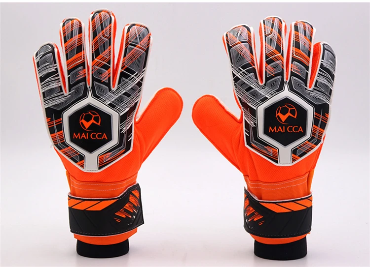Новые профессиональные детские толстые латексные перчатки для мальчиков, футбольные вратарские перчатки, футбольные перчатки для вратаря, защита пальцев, Вратарские футбольные перчатки