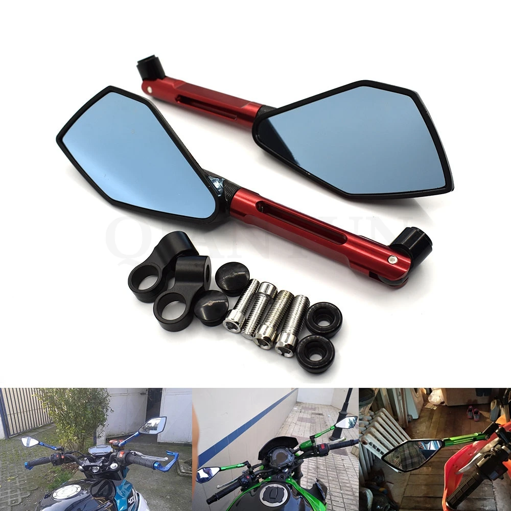 

Universal Aluminum CNC motorcycle rearview Side mirror For Yamaha FZ6 FAZER 04-10 FZ6R 09-11 FZ8 11-13 FZ1 FAZER 06-13 XJ6