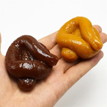 

1 Pcs Very Funny Joke Tricky Toys Mischief Turd Gag Gift Realistic Shits poop Fake Turd Classic Shit Funny Toys gag gifts