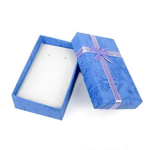Guanya 4 Colors Jewelry Sets Display Box Necklace Earrings Ring Box 2.55*7*9cm Packaging Gift Box B011 Jewelry Packaging