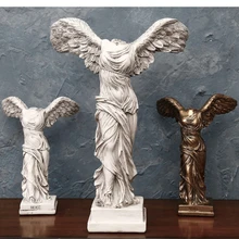  Home Decoration Accessories Fashion Abstract Goddess Nike Statue Sculpture Home Ornament Handmade Gift Goddess Sculpture