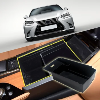 

HIGH FLYING Central Armrest Storage Glove Box Organizer For Lexus ES IS 13-17 GS 12-17 RC NX 14-17 RX 16-17 CT GX 11-17 LX 07-17