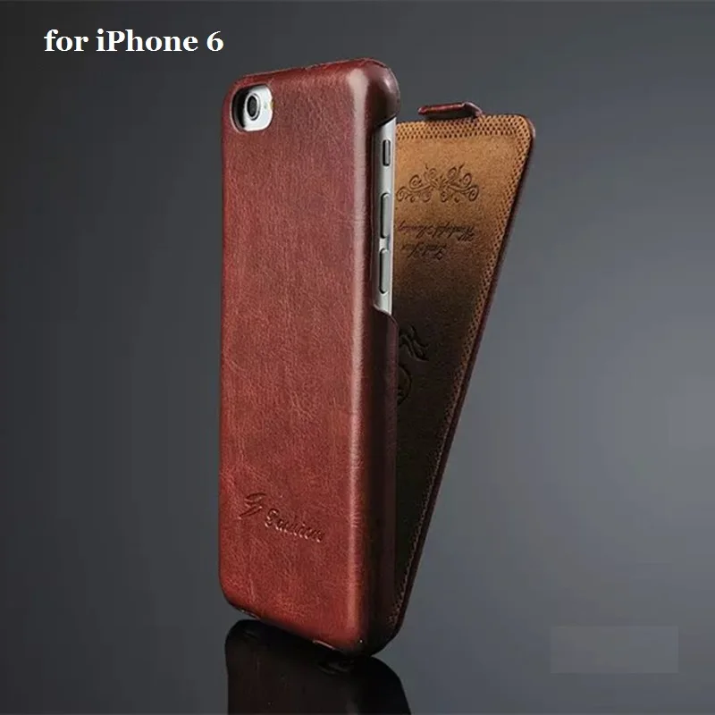 

ITEUU 6 6S Retro Leather Flip Cover Case for Apple iPhone 6 6S Cases Luxury Shell Back Cover for iPhone 6 6S