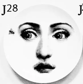 " /8" Fornasetti настенный таблички домашний бар задний план книги по искусству Nouveau украшения Фарфор блюда иллюстрации украшения Craft - Цвет: 28