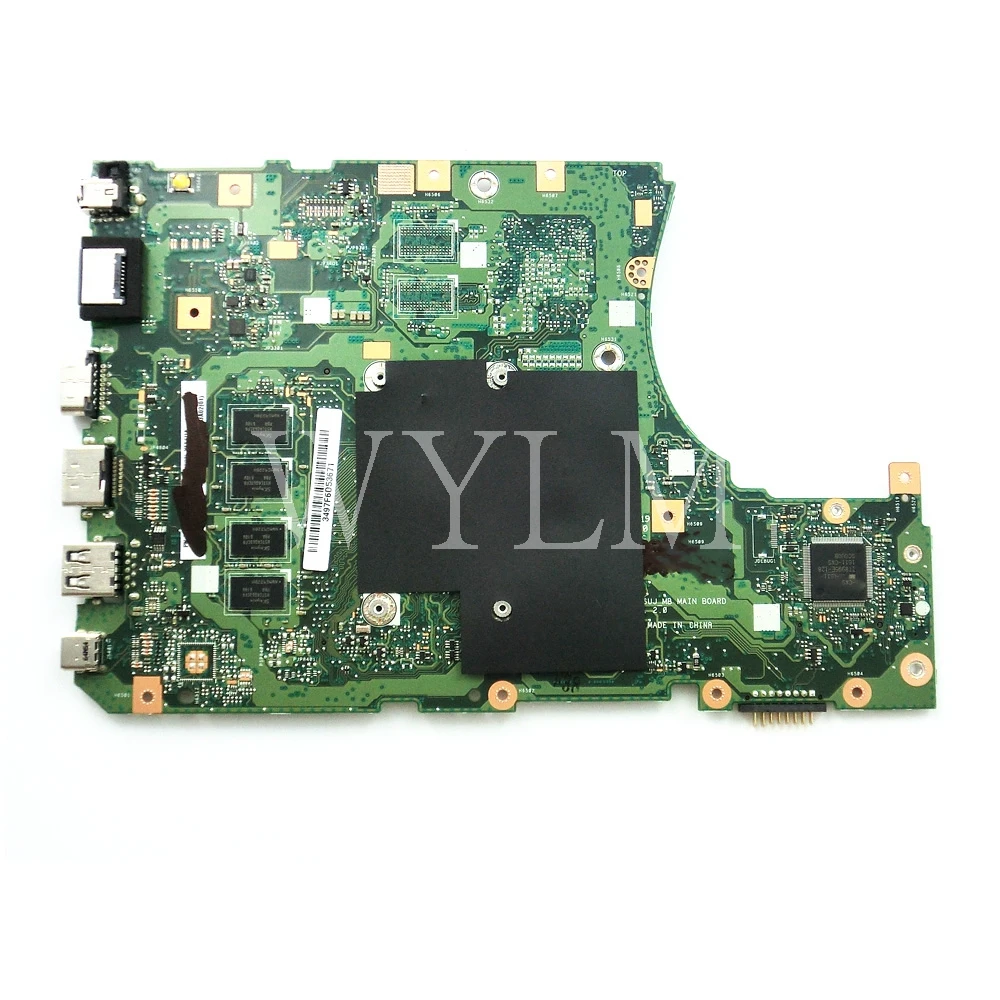  X556UA/X556UJ I3-6100CPU With 4GB DDR3L memory mainboard For ASUS X556UA X556UJ X556U X556UB laptop