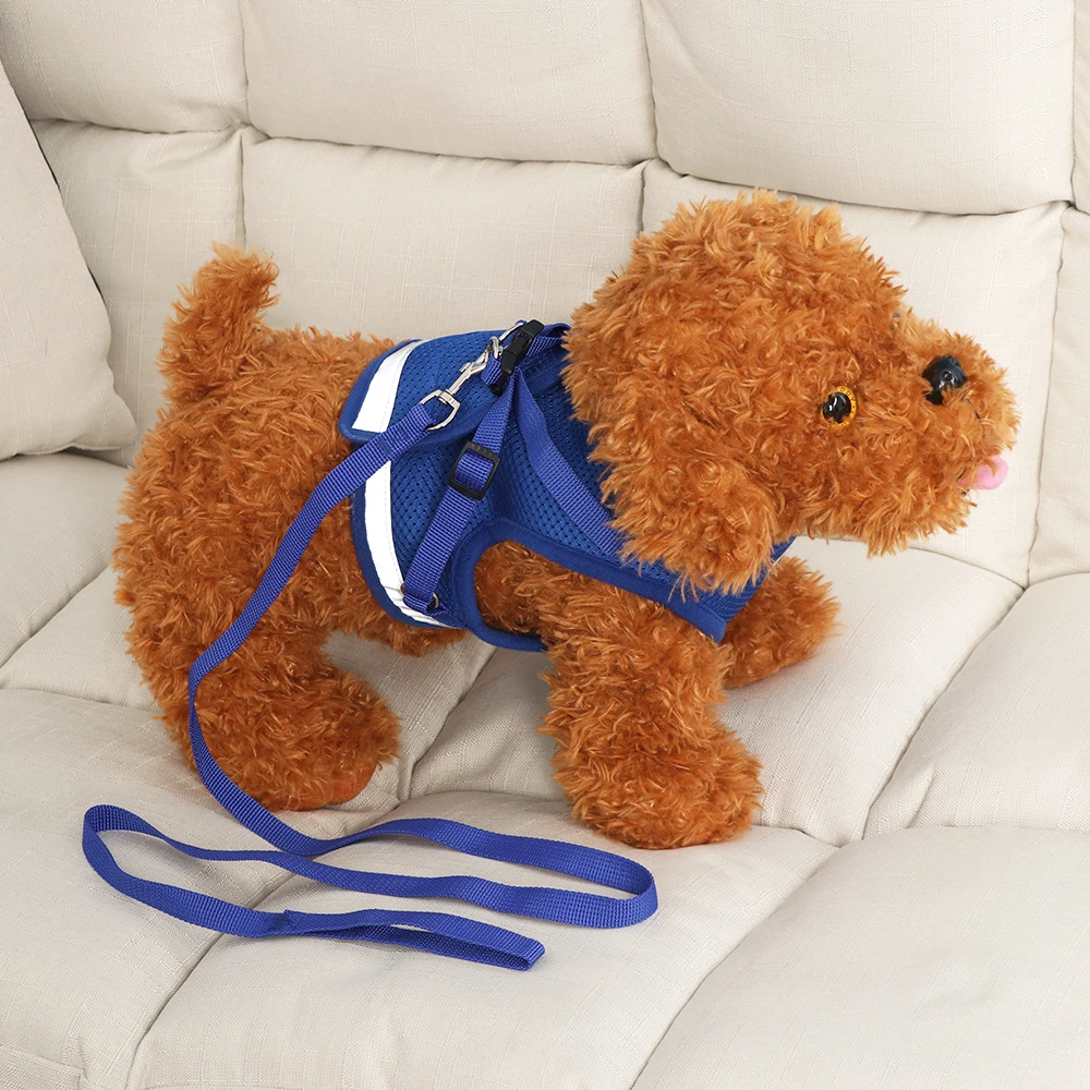 1SET Nylon Mesh Dog Harness for Chihuahua Pug Small Medium Dogs Puppy
