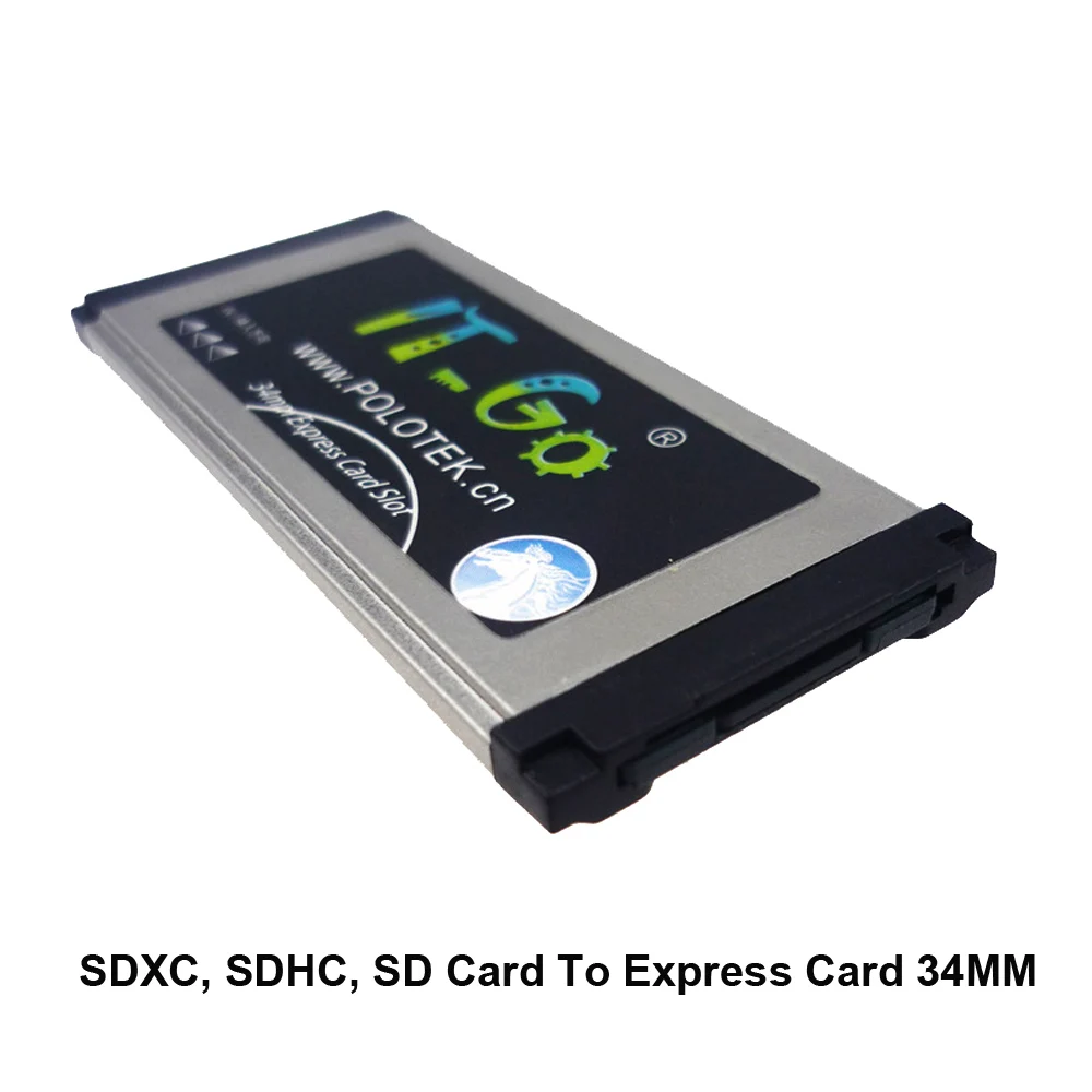 Экспресс карта от 34 до SDXC SDHC sd адаптер для ноутбука совместим с разъемом Expresscard 54