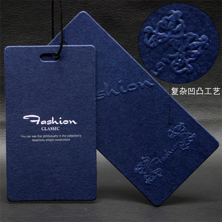 Free design high grade custom garment hang tag for clothing, garment