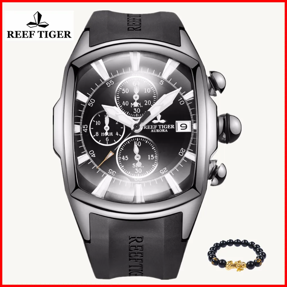 2019 Риф Тигр/RT Топ бренд Мужские Роскошные спортивные часы Reloj Hombre хронограф