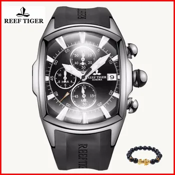 

2019 Reef Tiger/RT Top Brand Mens Luxury Sports Watches Reloj Hombre Chronograph Waterproof Quartz Watch Men Relogio Masculino