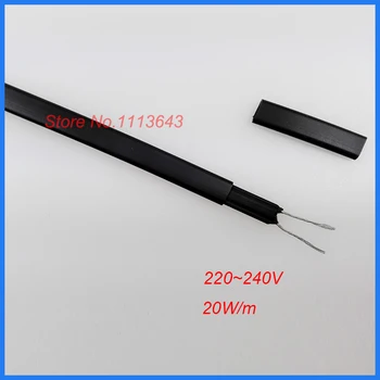 

100m Anti-freeze Frost Protection Heating Cable For Water Pipe/Roof 230V 8MM Self Regulating Electric Heater Wire