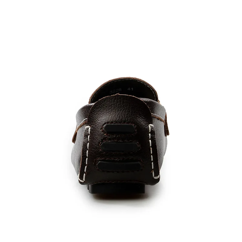 La coffee bleu Hommes Confortable Occasionnels Mocassin blanc De Mens Conduite Mode 47 Chaussures Taille Appartements En Black Automne Royal Brown Mocassins Plus Cuir Ya dqwR4Bd