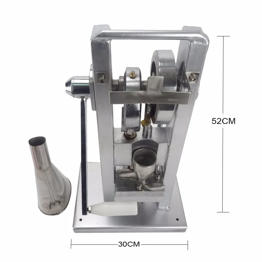 1 шт. руководство одиночный удар таблетка пресс машина TDP-0 с ручным управлением легкий Тип удар таблетка пресс таблетка машина